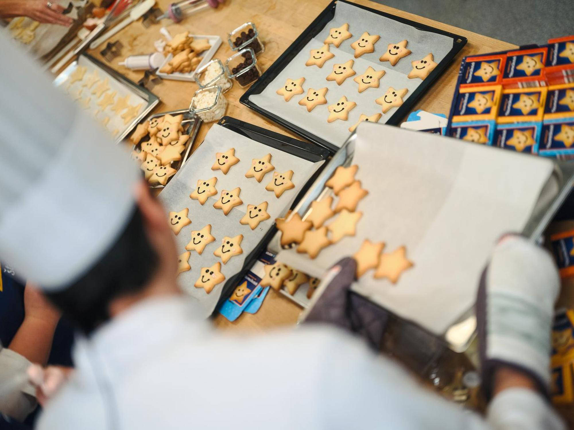 Nasmeškotki v procesu peke