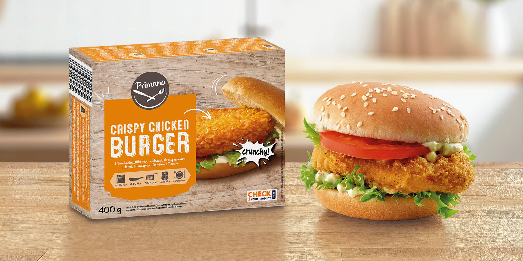Burger na mizi