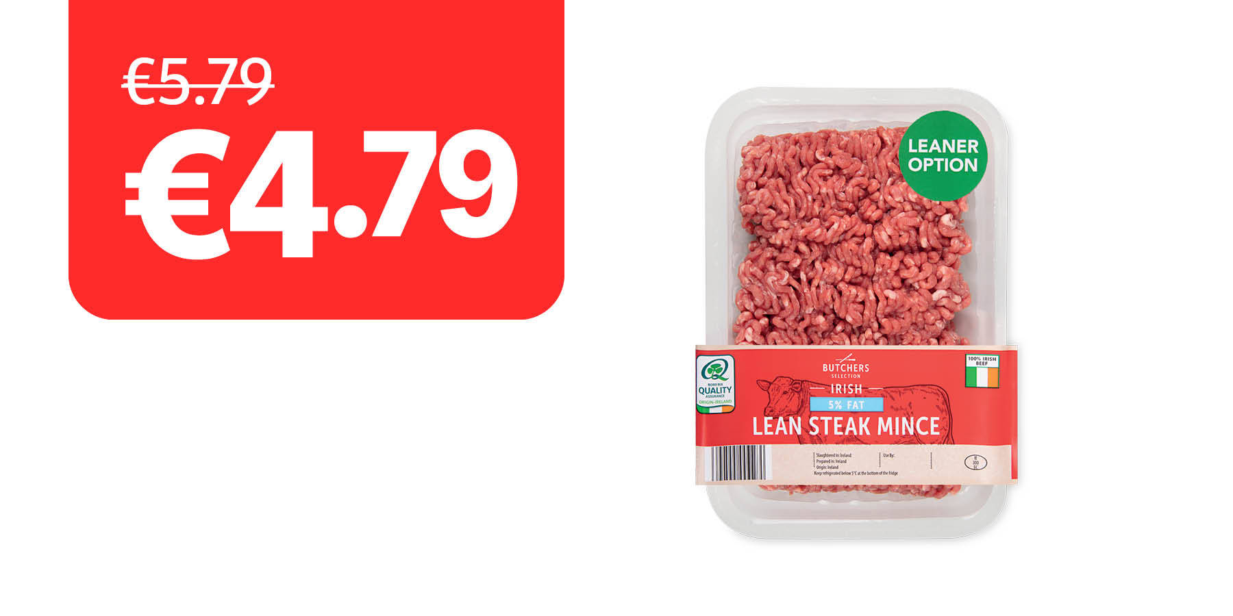 Image of Irish 5% Fat Beef Steak Mince