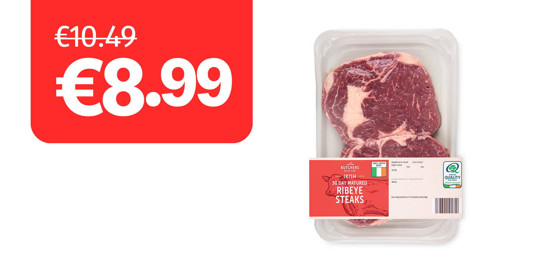 Image of Irish Rib Eye Steaks