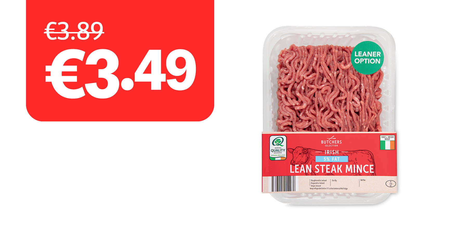 Image of Irish Lean Pork Mince Less Than 4% Fat