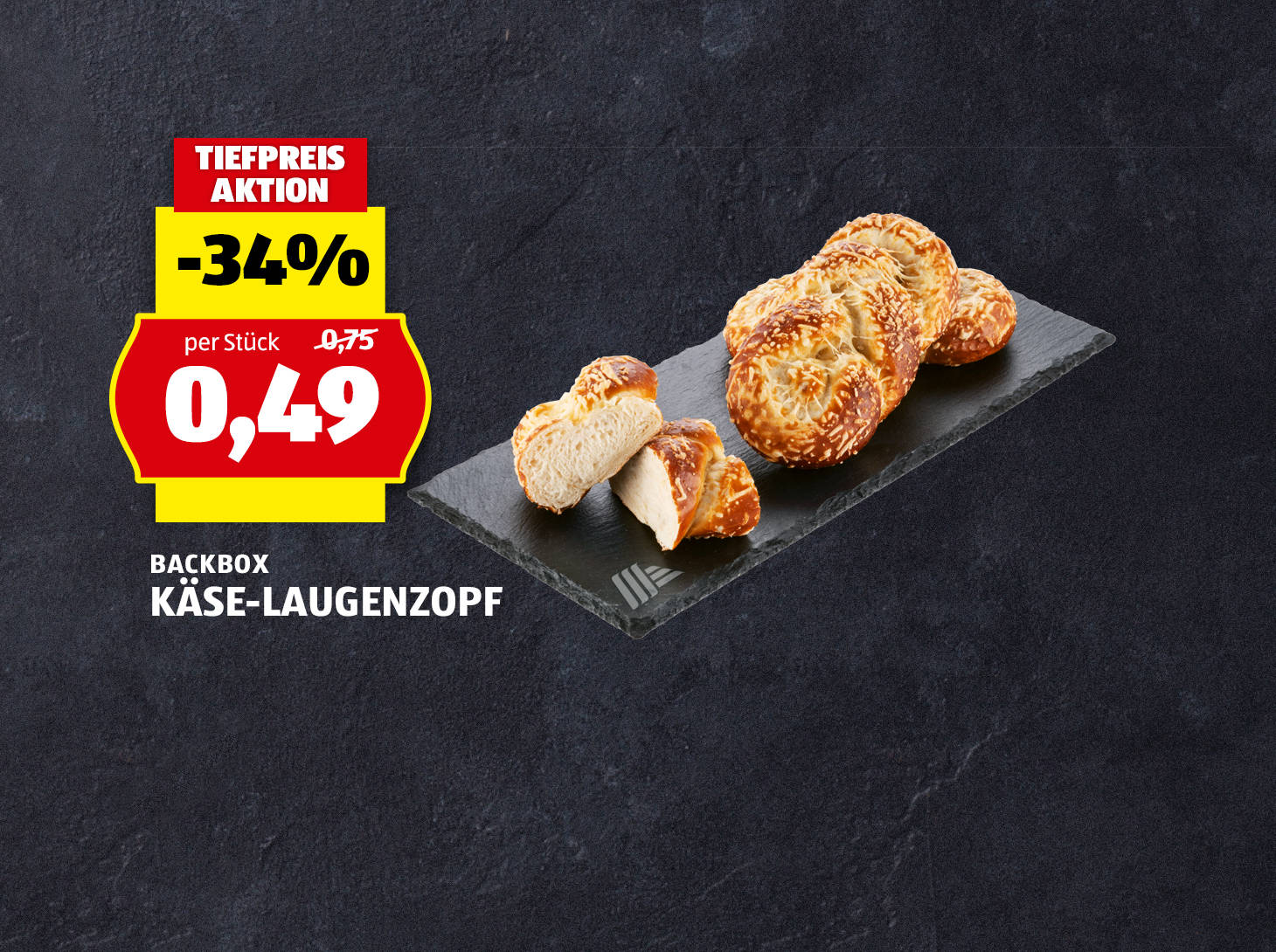 Backbox Käse-Laugenzopf, € 0,49