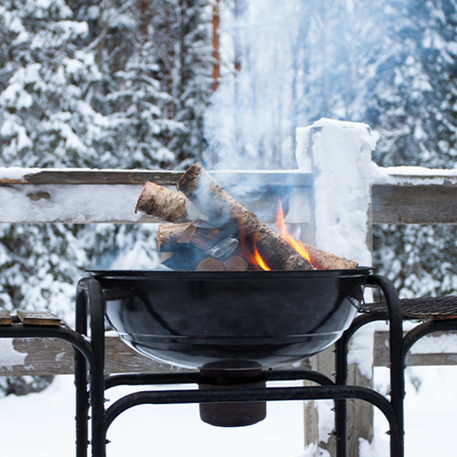 Grillen im Winter