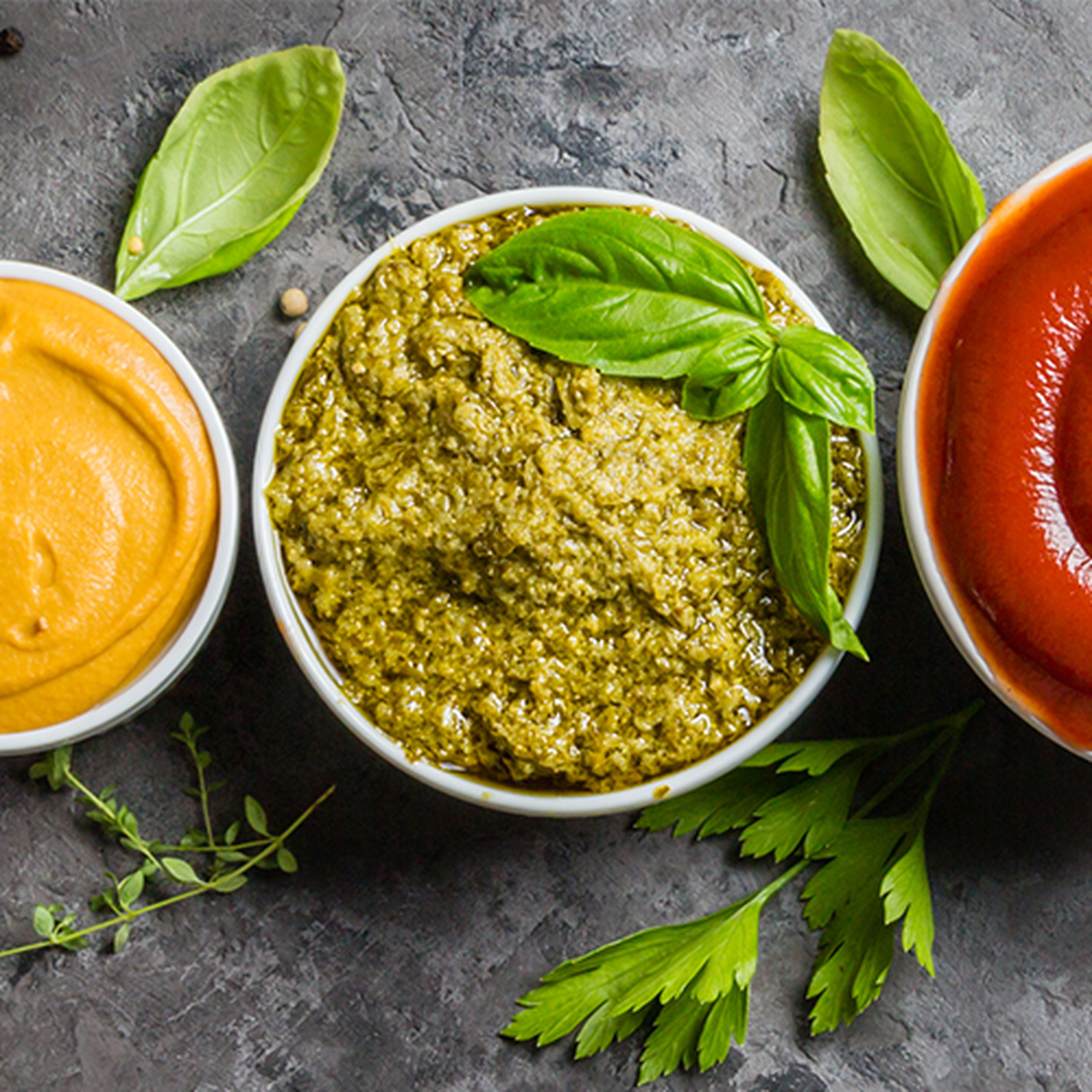 Dips und Marinaden