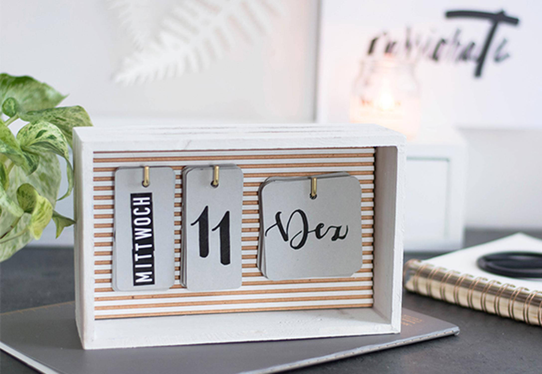 DIY Tischkalender