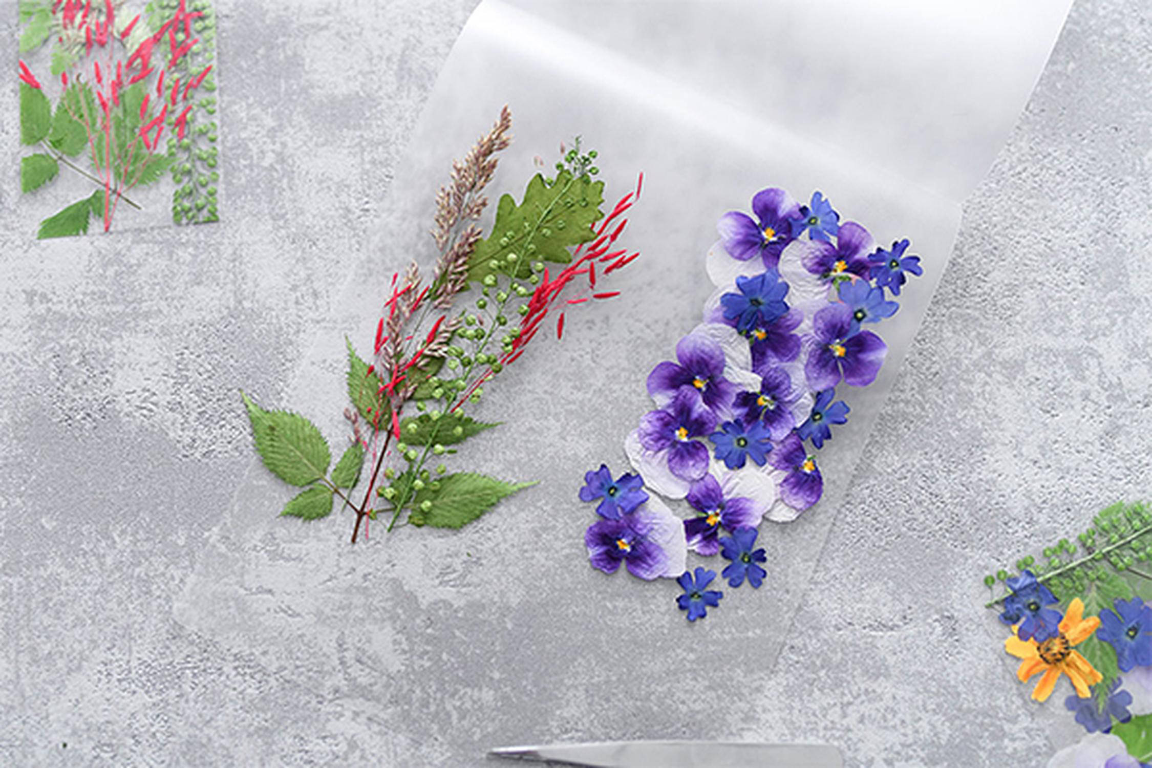 Florale Lesezeichen