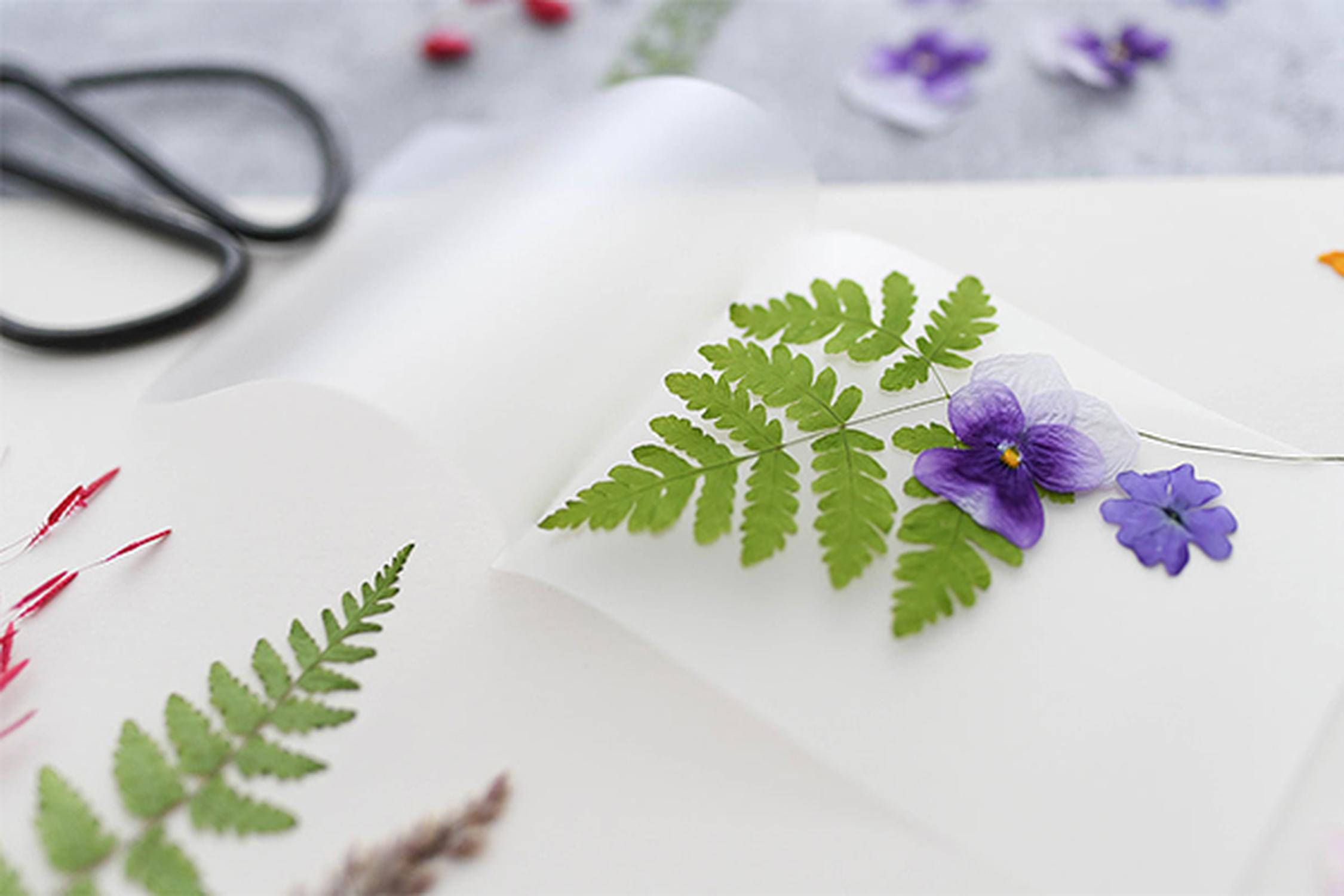 Florale Lesezeichen