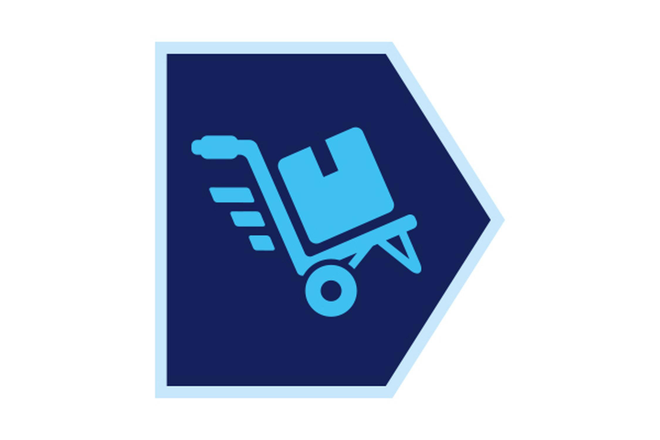 Icon Paket auf Wagerl