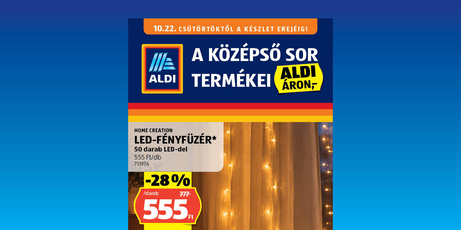 ALDI - Online akciós újság non-food katalógus