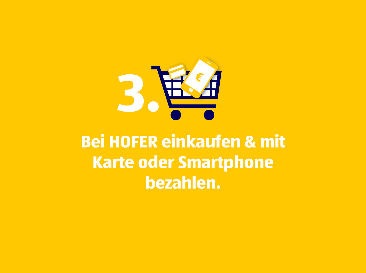 Bei HOFER einkaufen & mit Karte oder Smartphone bezahlen