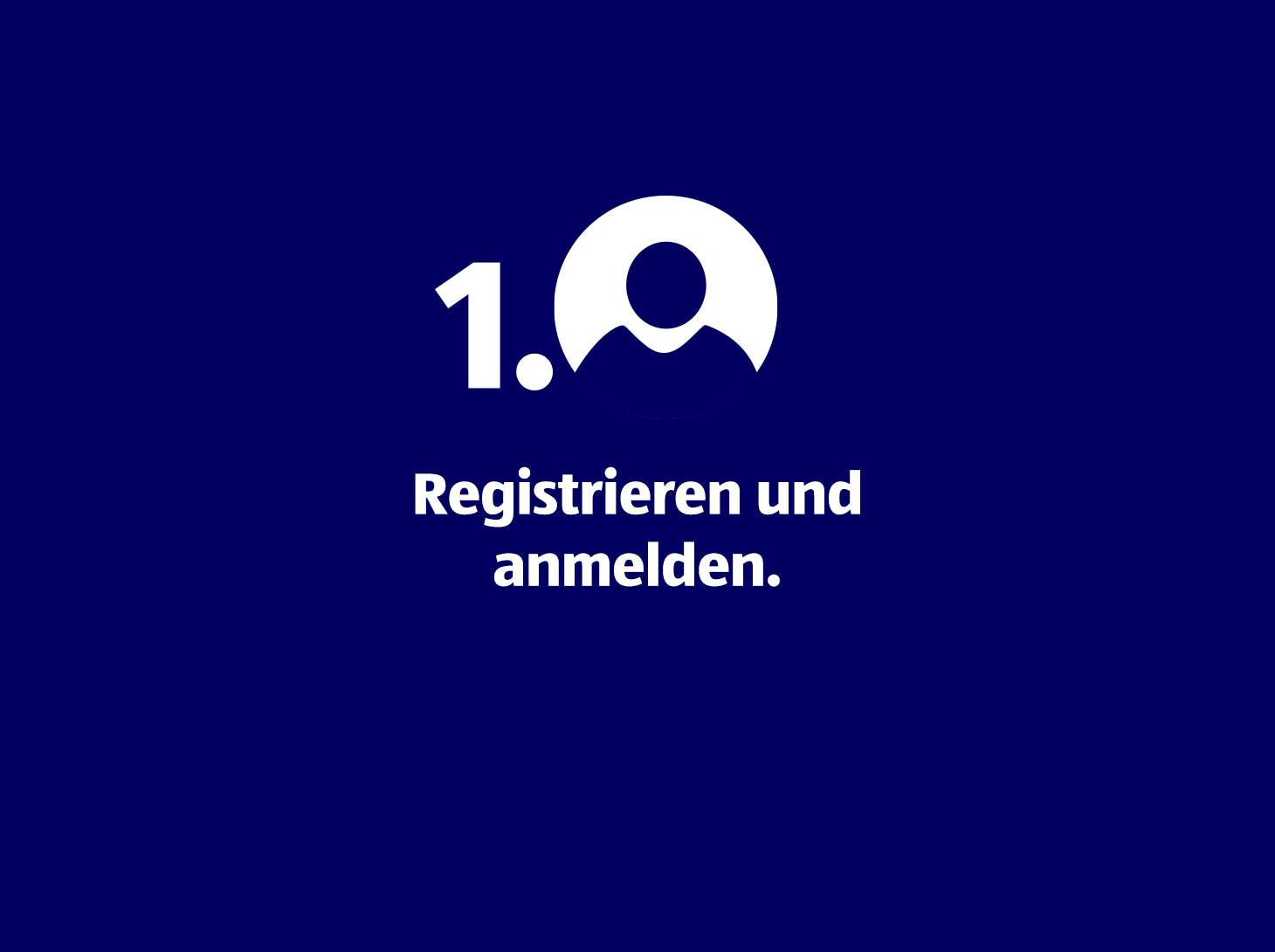 Registrieren und anmelden