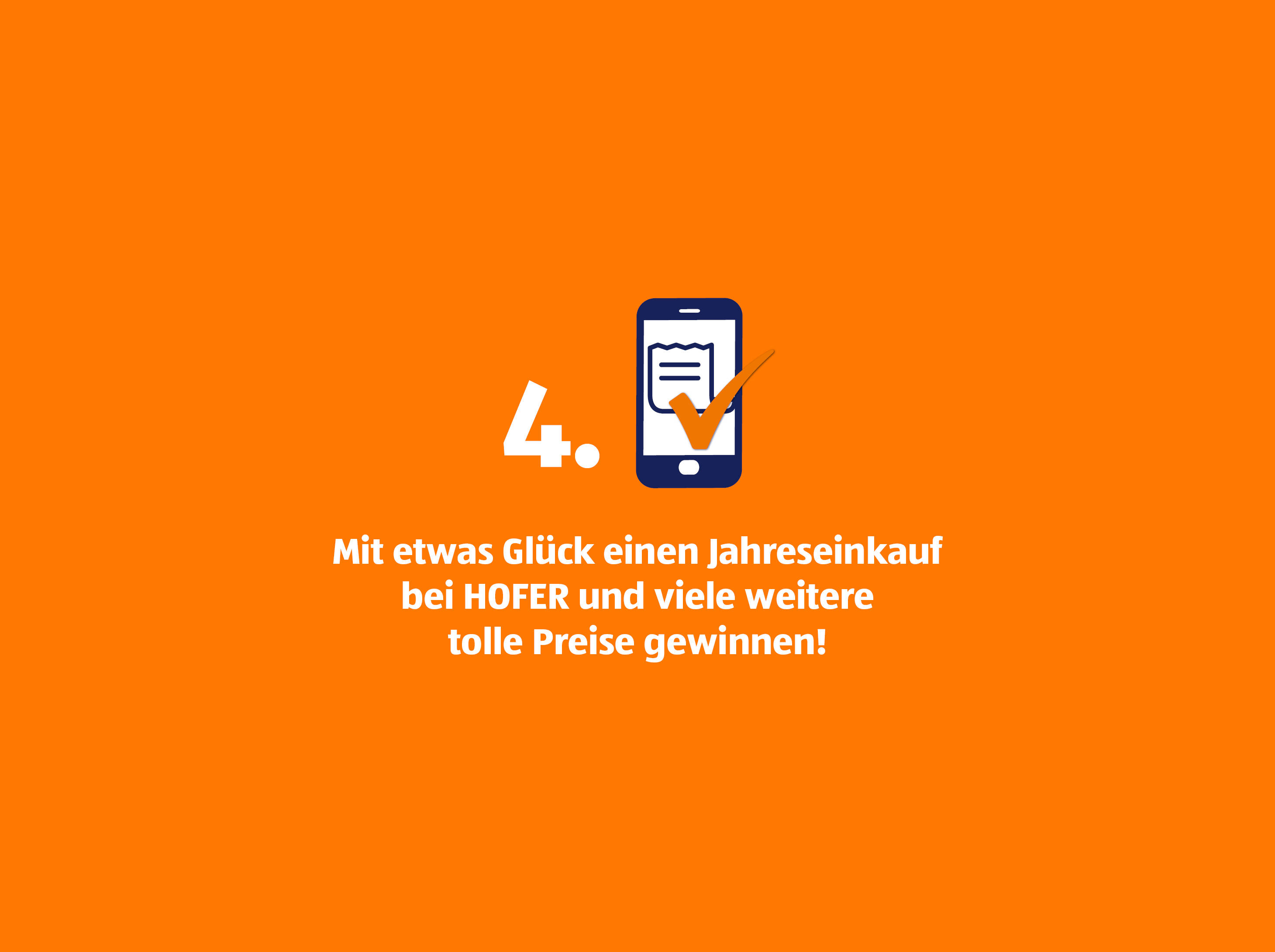 Einkäufe automatisch gespeichert und mit etwas Glück einen Jahreseinkauf bei HOFER gewinnen