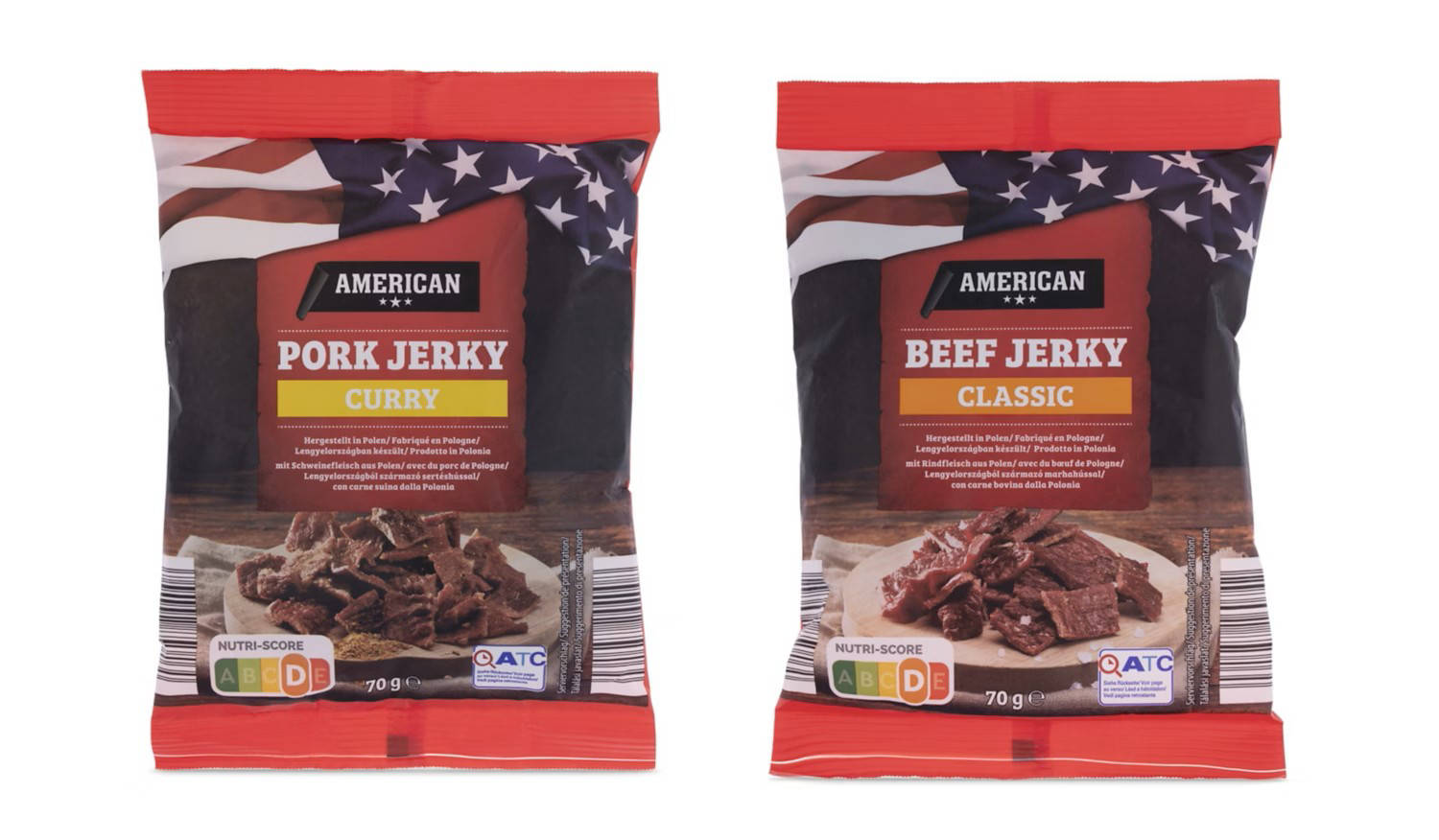Beef Jerky und Pork Jerky