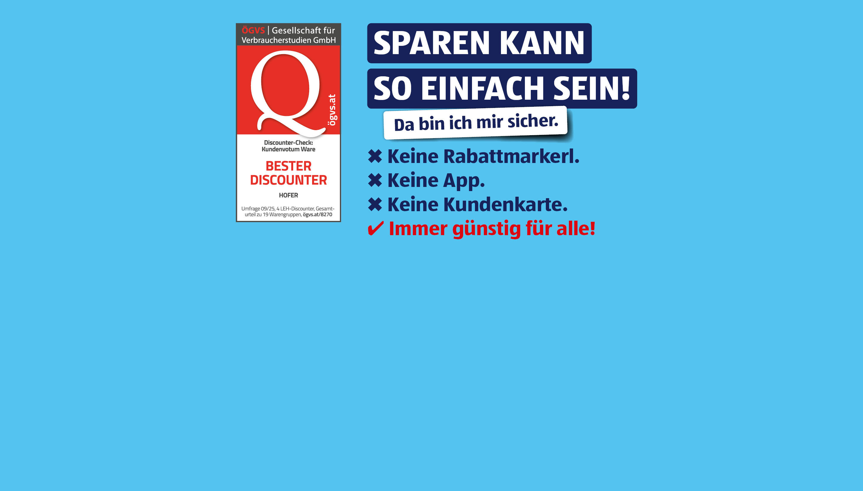 Sparen kann so einfach sein.
