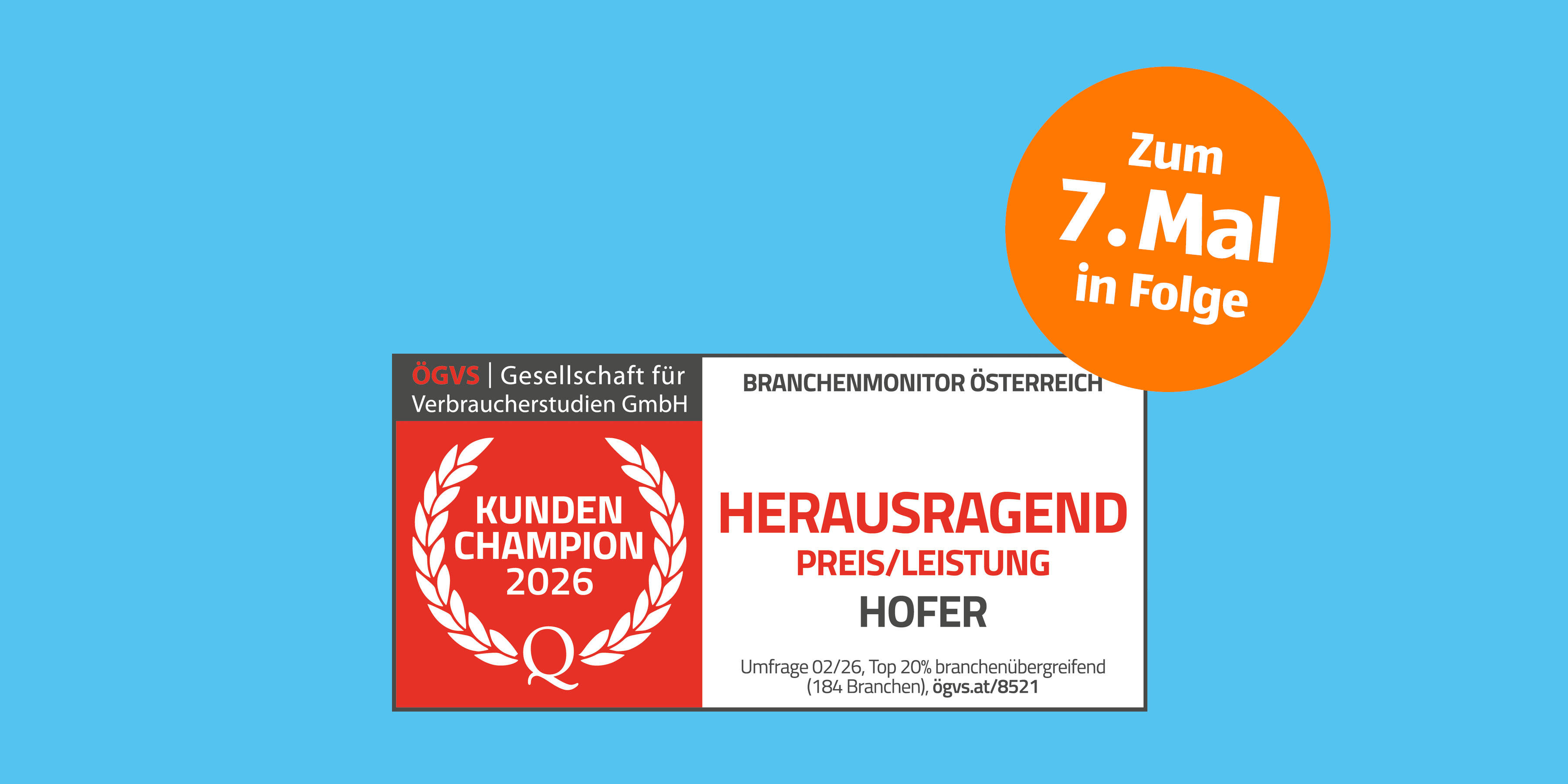 ÖGVS Herausragend Preis/Leistung