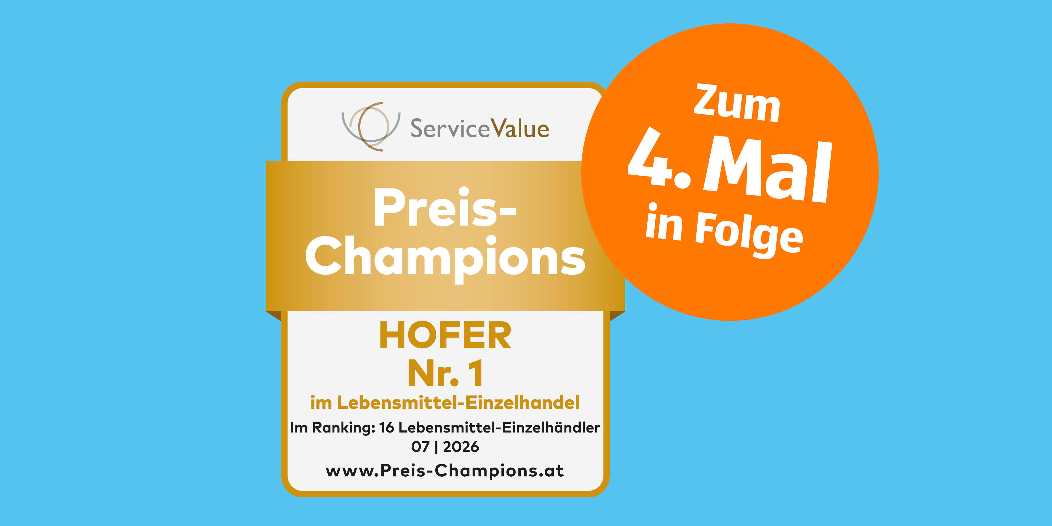 Preis-Champions im Lebensmittel-Einzelhandel