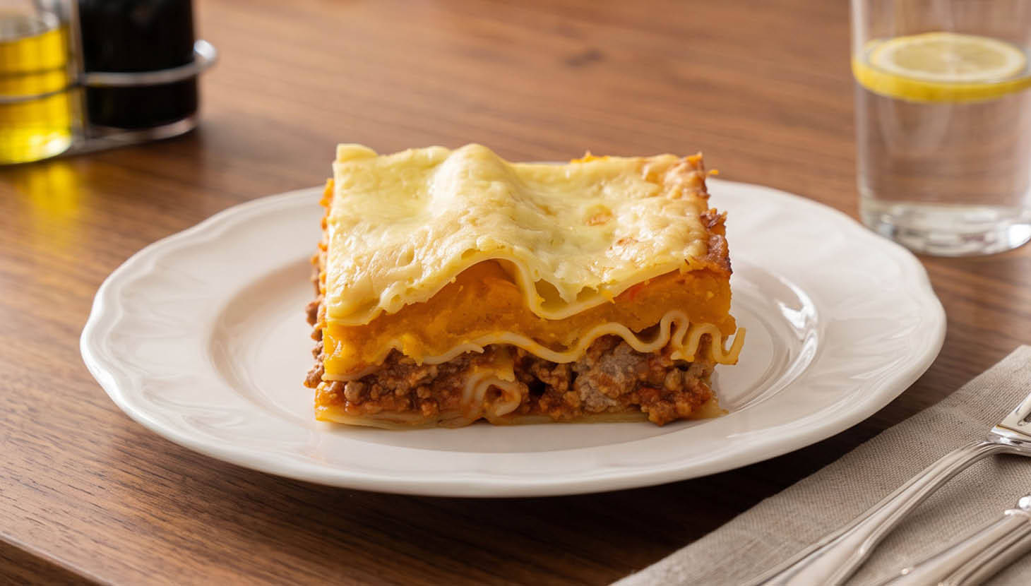 Sütőtökös lasagne