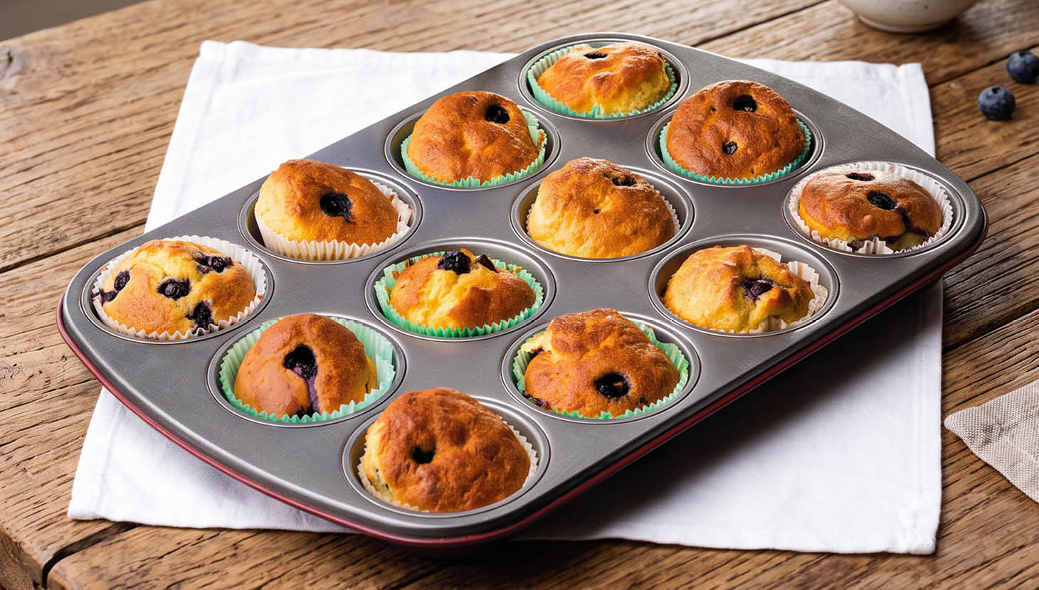 Áfonyás muffin
