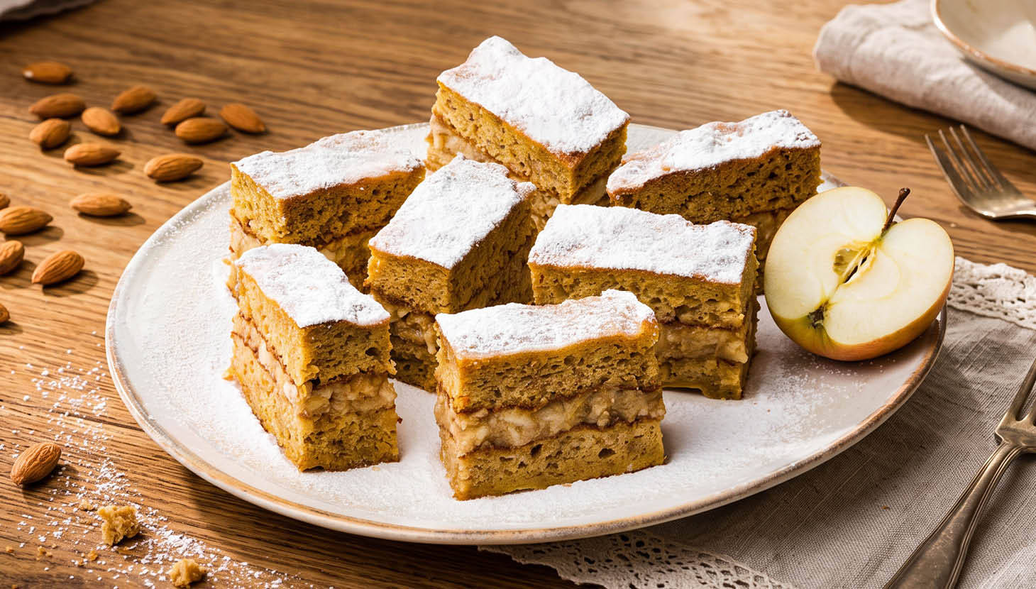 Gluténmentes almás pite