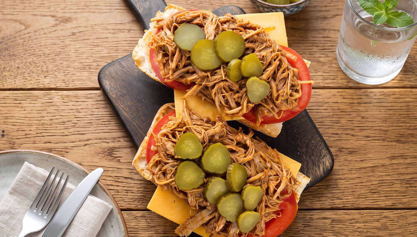 Pulled pork szendvics