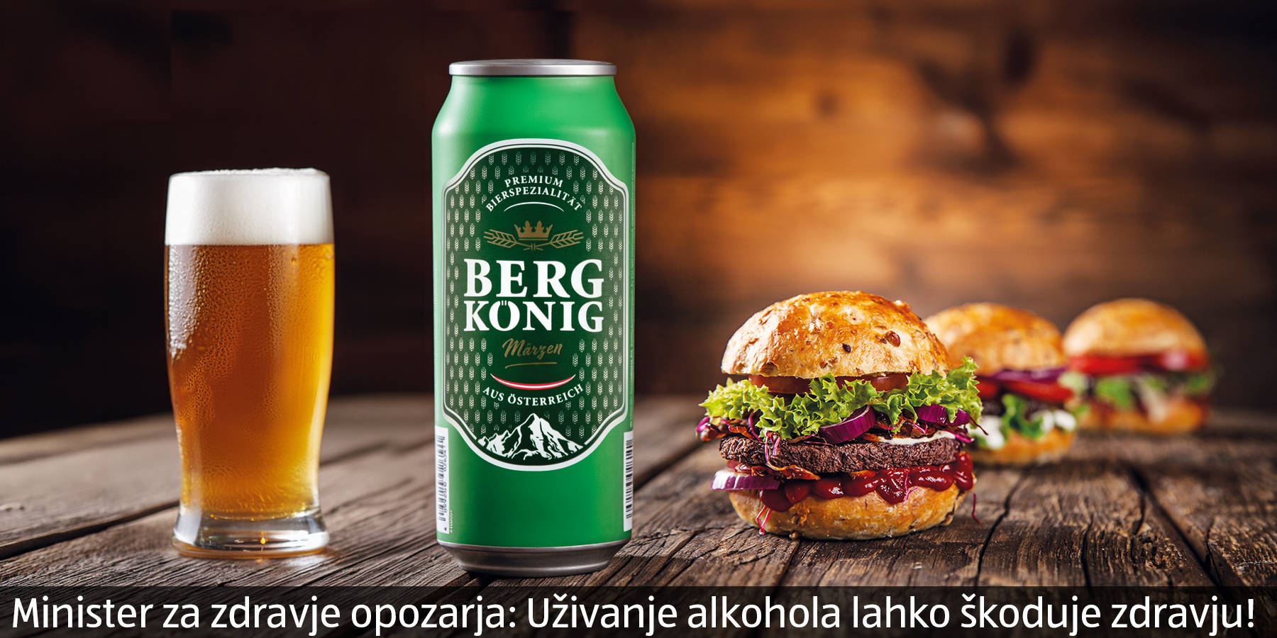 Pivo in burgerji