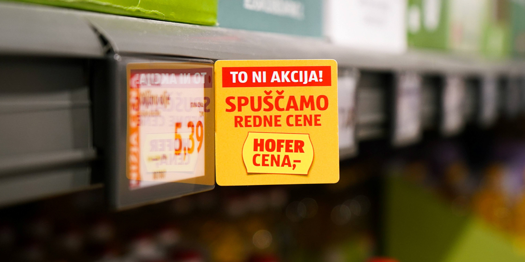 Nalepka spuščamo redne cene