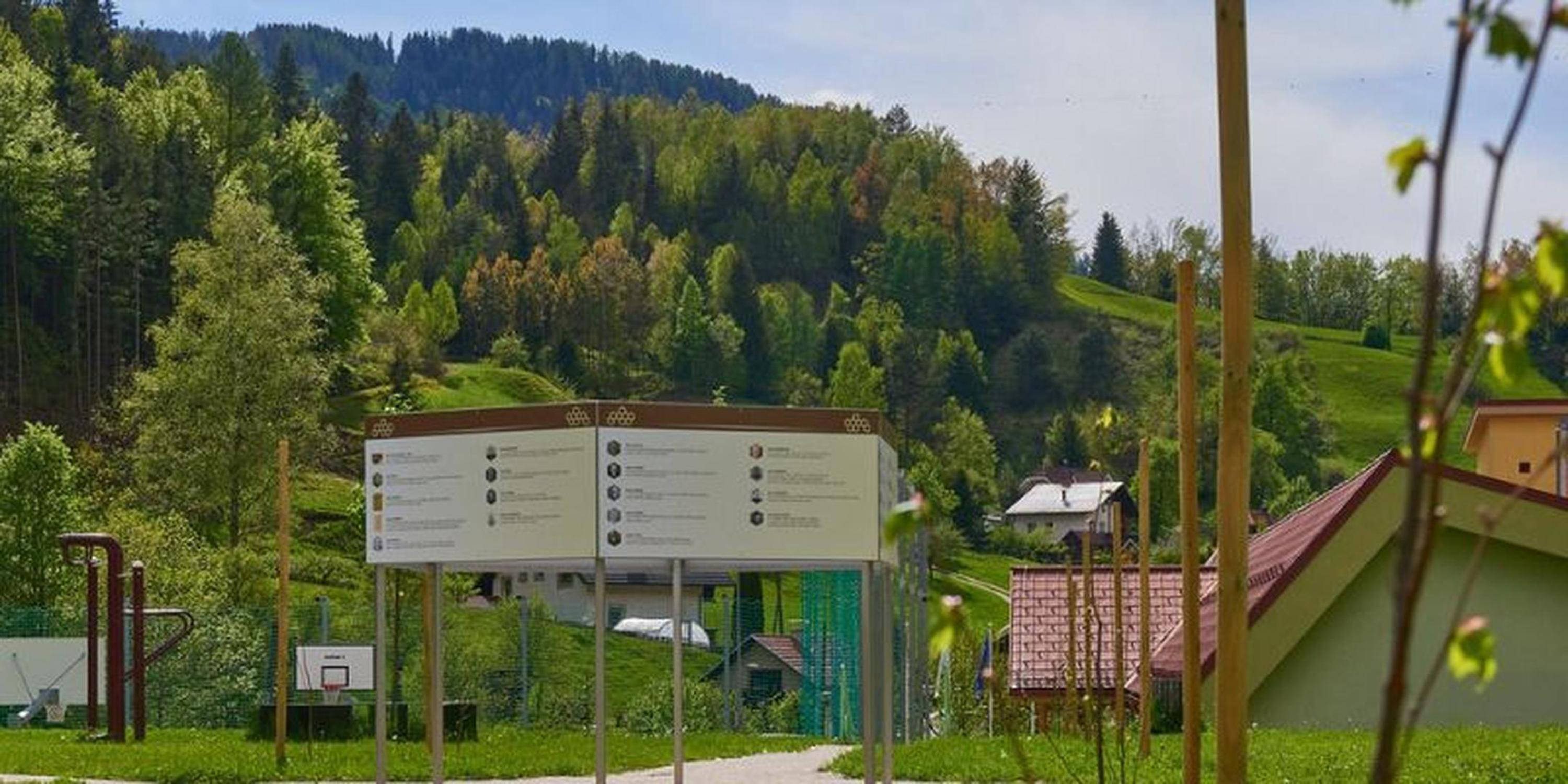 Kažipot v Črni na Koroškem