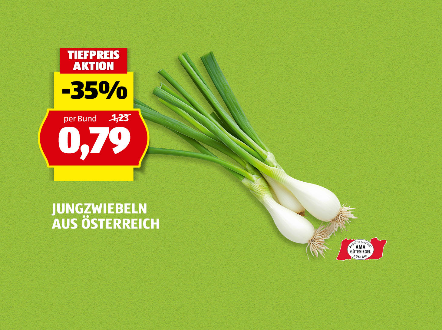 Jungzwiebeln aus Österreich, € 0,79