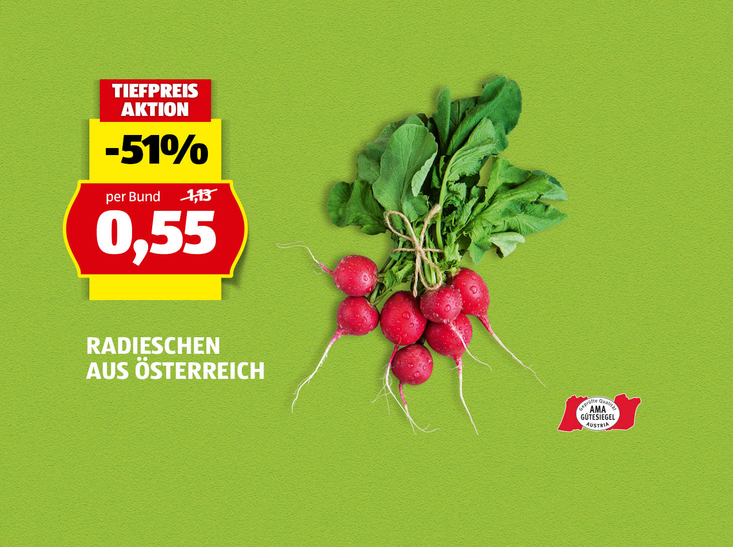 Radieschen aus Österreich, € 0,55