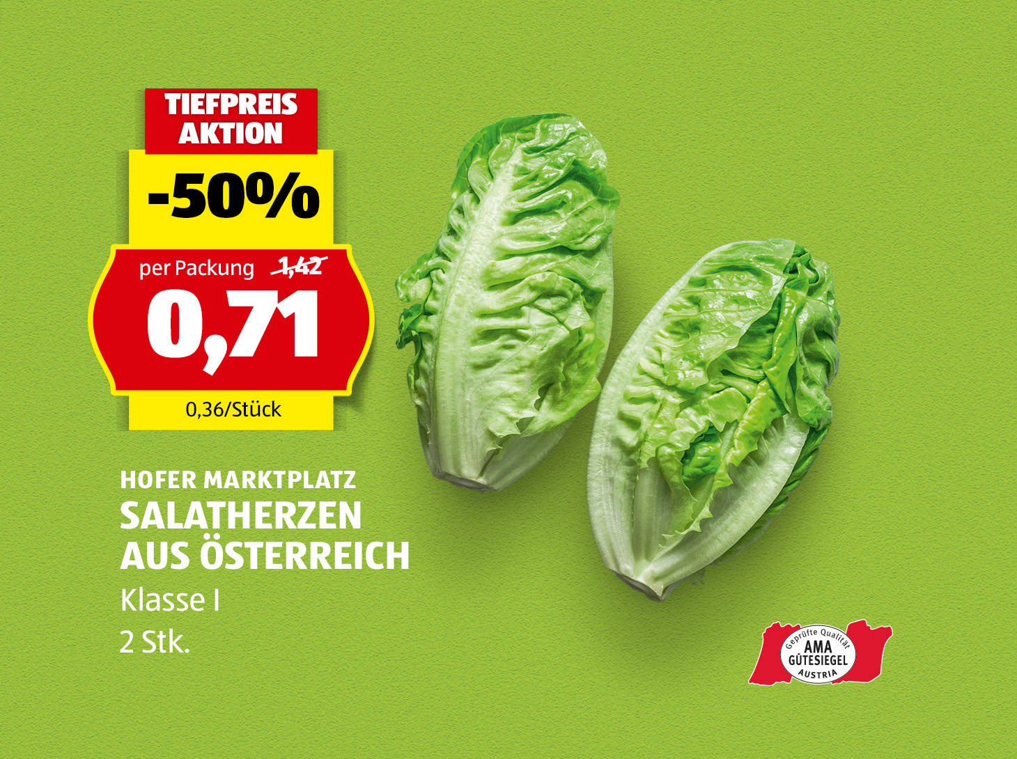 Salatherzen aus Österreich