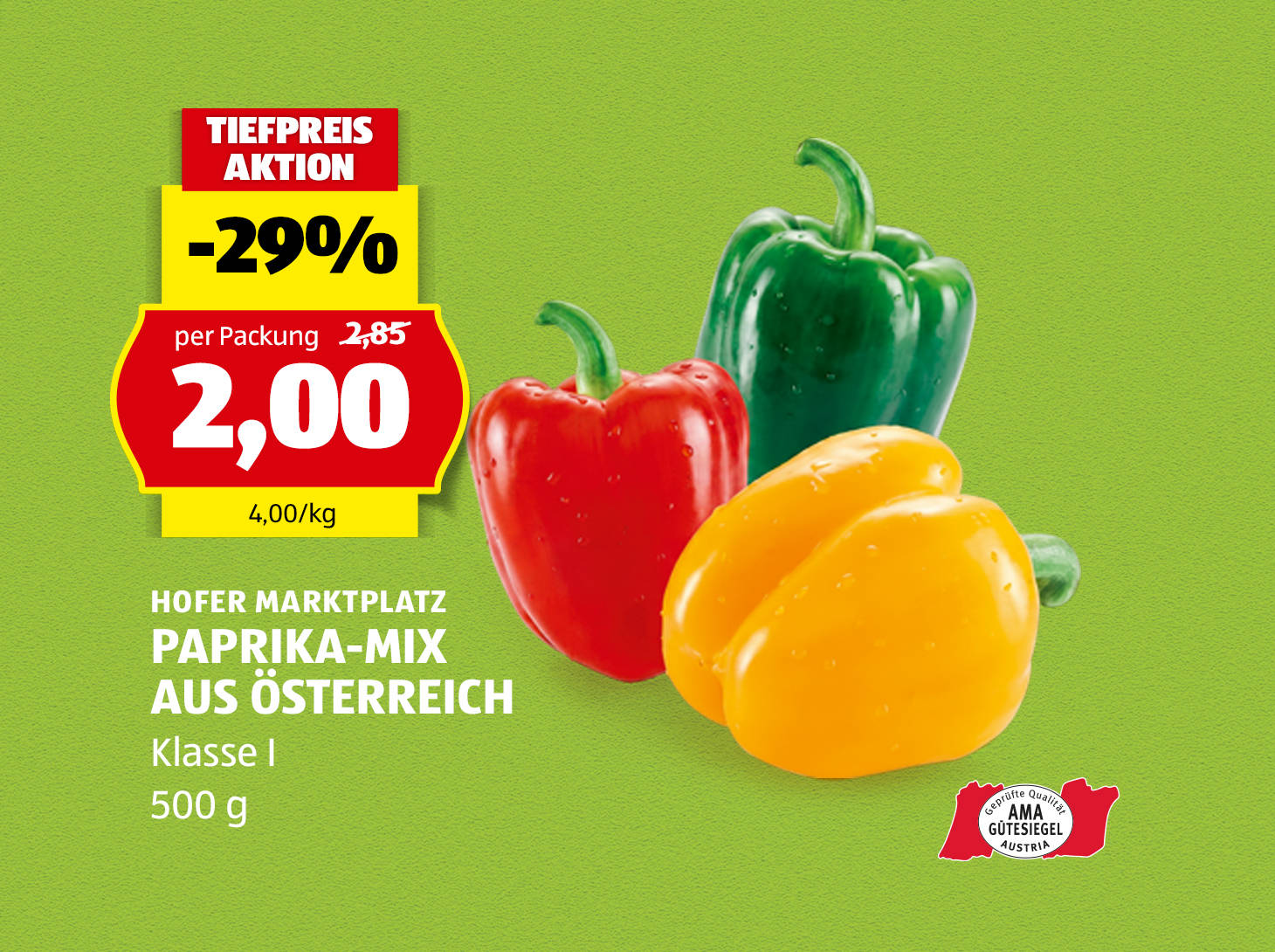 Paprika-Mix aus Österreich