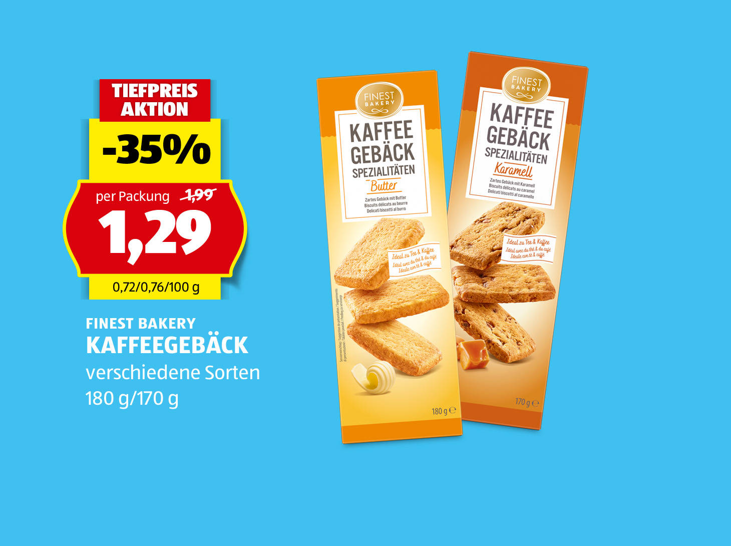 Finest Bakery Kaffeegebäck, € 1,29