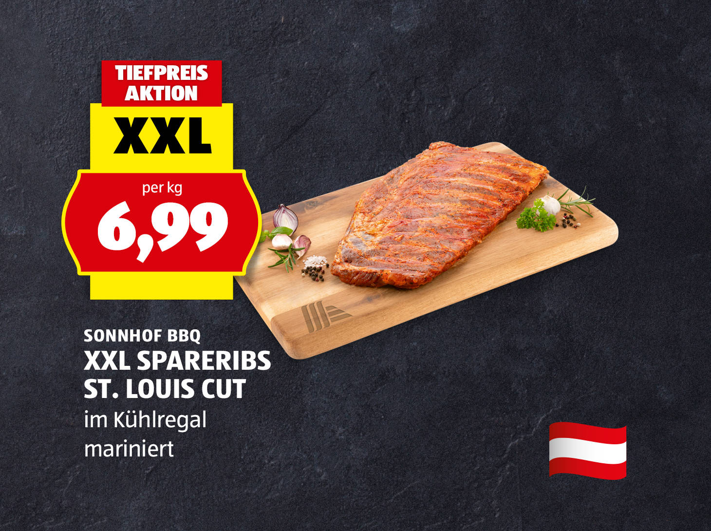 XXL Spareribs St. Luis Cut