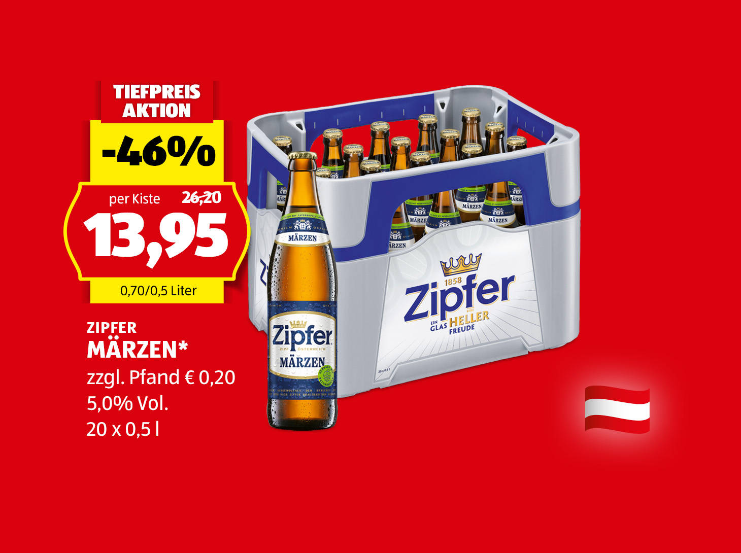 Zipfer Märzen*, € 13,95