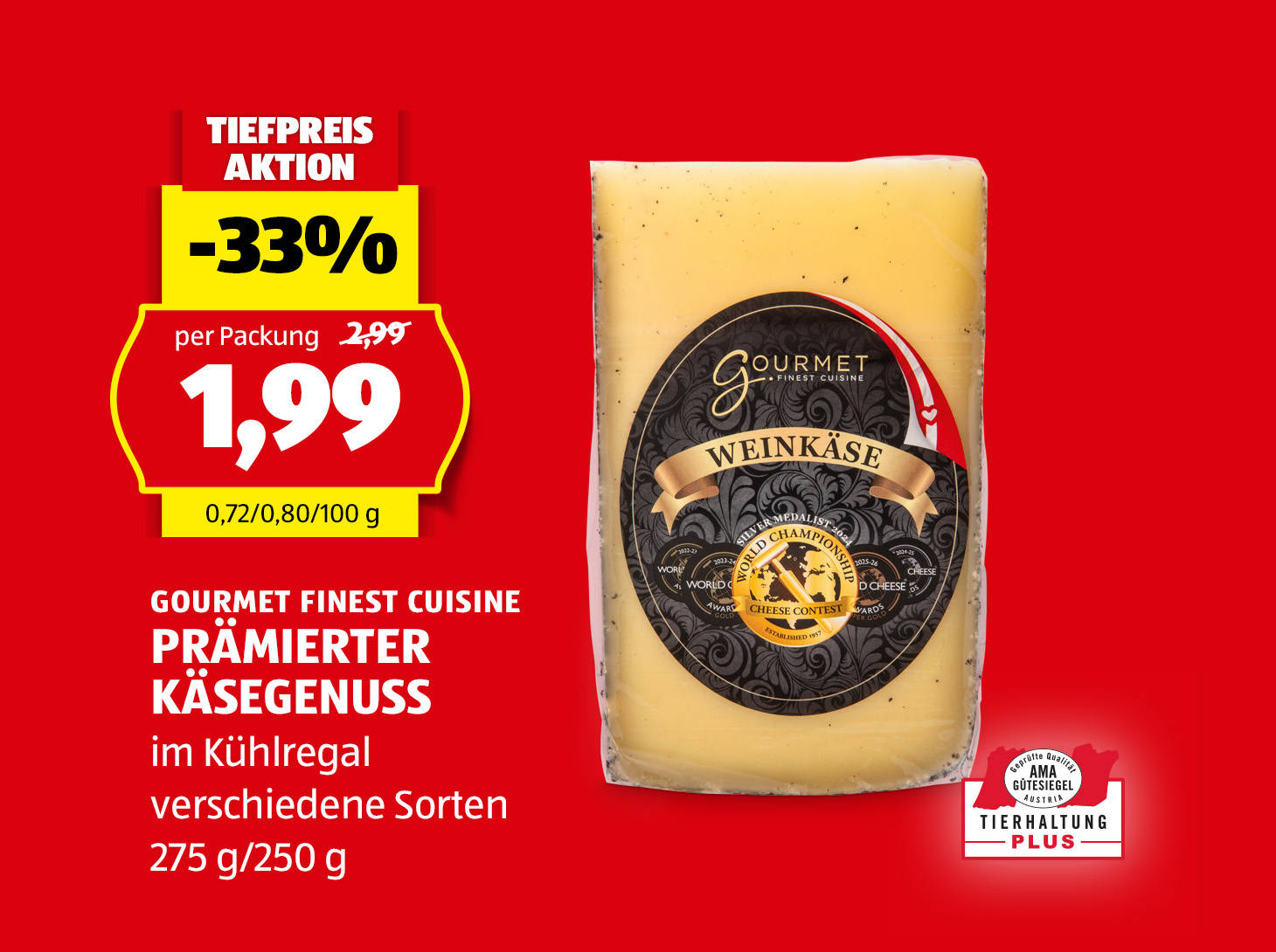 Prämierter Käsegenuss