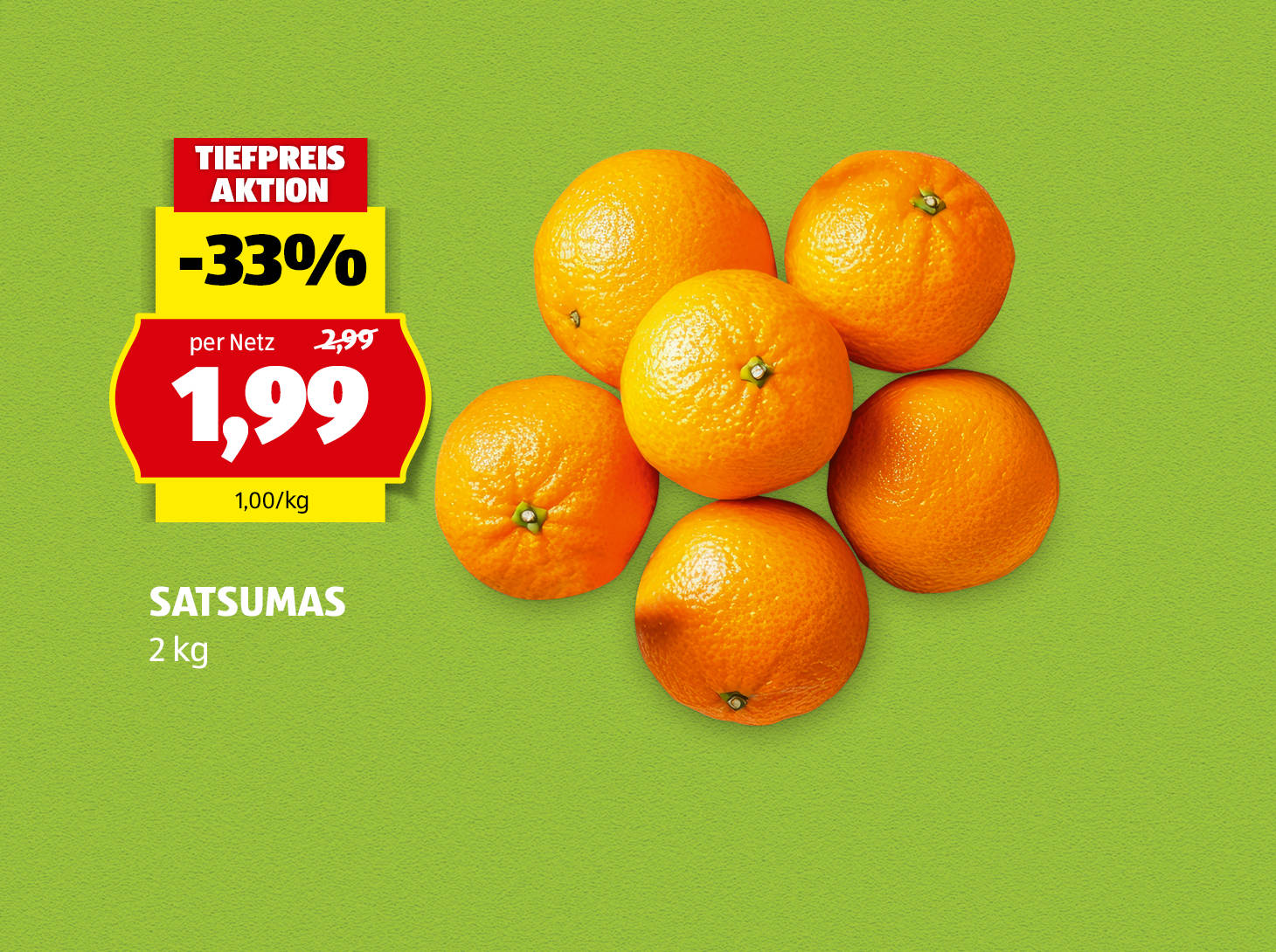 Orangen, 1,5 kg, € 1,99