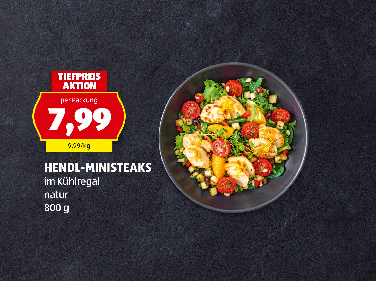 Hendl-Ministeaks, € 7,99