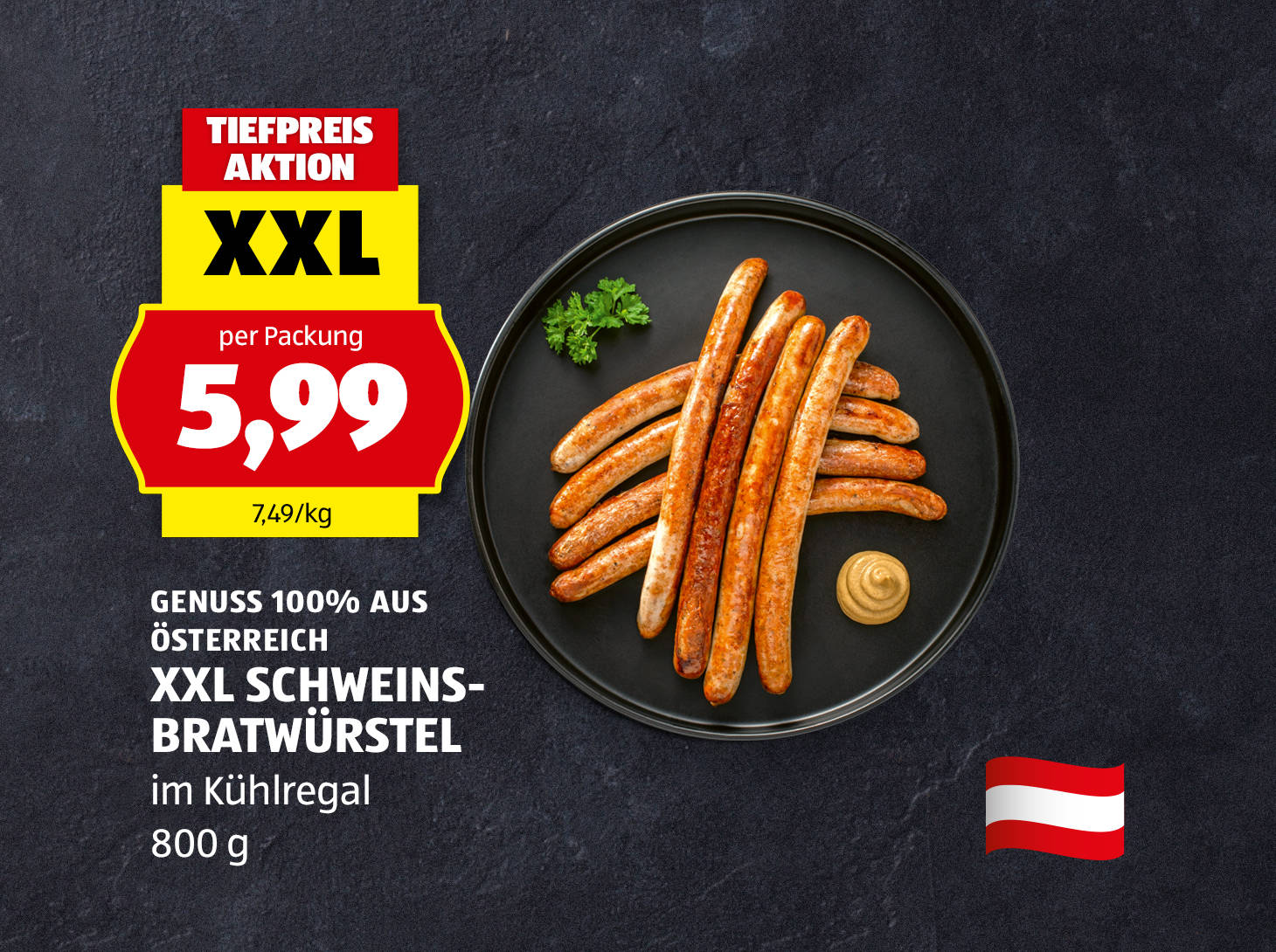 XXL Schweinsbratwürstel