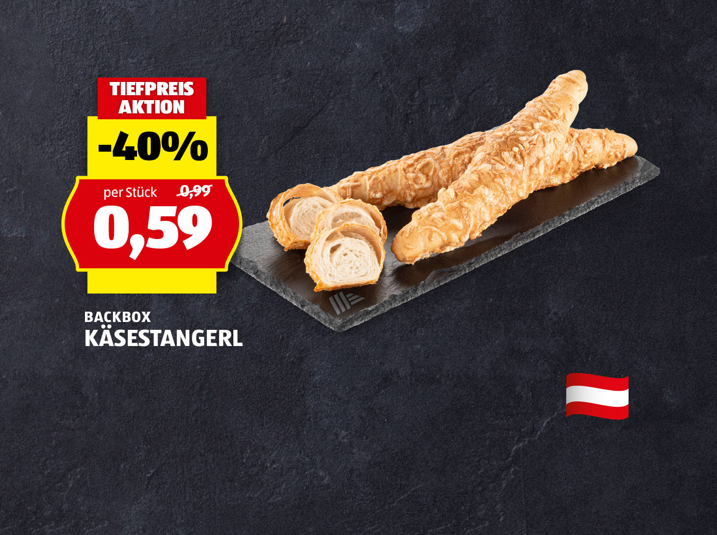 Backbox Käsestangerl, € 0,59