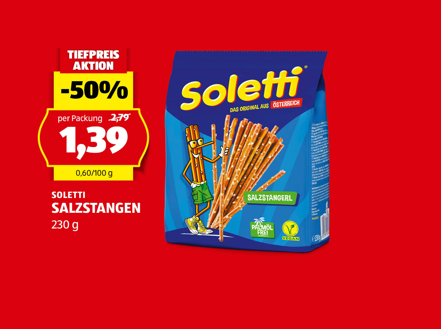 Soletti Salzstangen, € 1,39