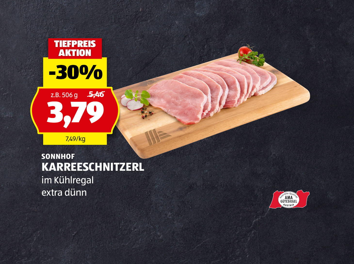 Sonnhof, Karreeschnitzerl, € 3,79