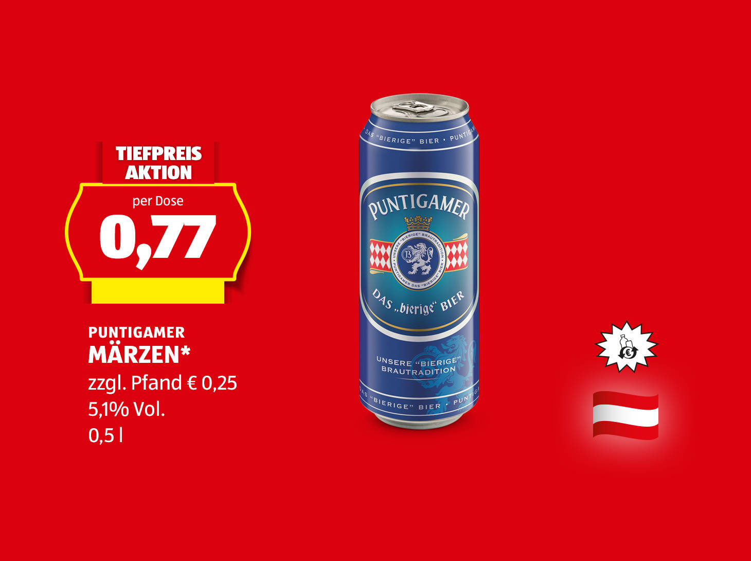 Puntigamer Märzen*, € 0,77