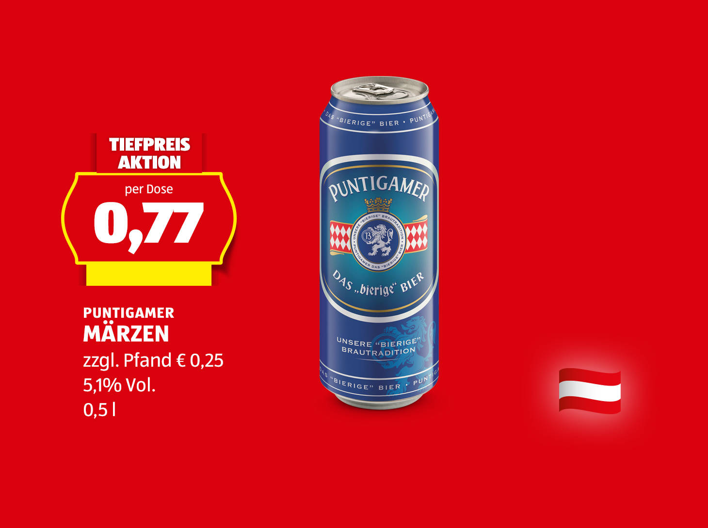Puntigamer Märzen, 0,5 l, € 0,77