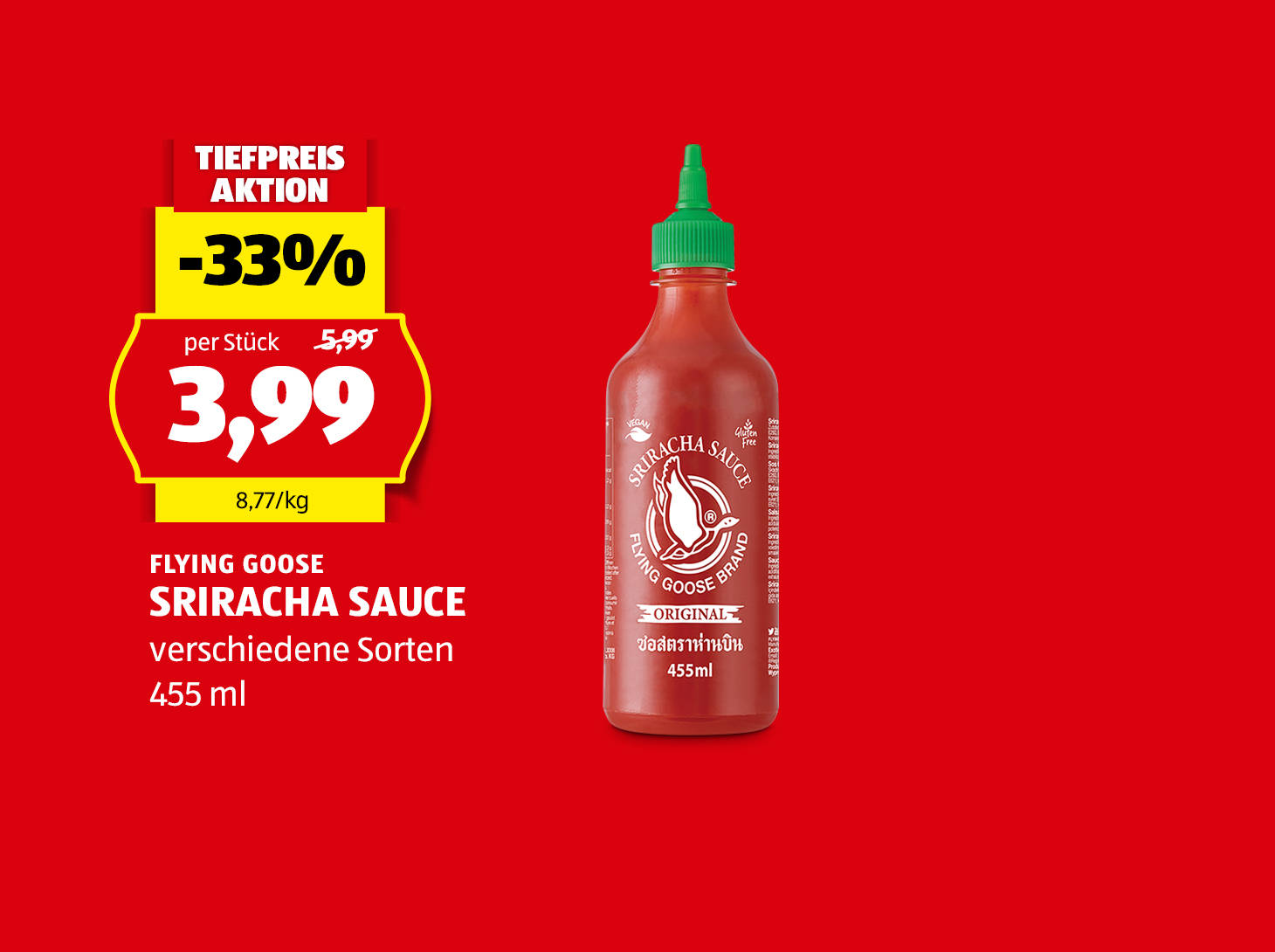 Flying Goose Sriracha Sauce, € 3,99