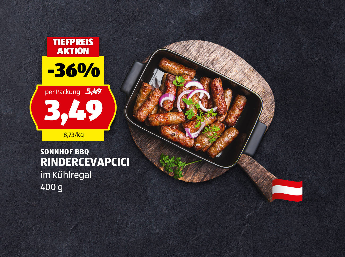 Sonnhof BBQ Rindercevapcici, € 3,49