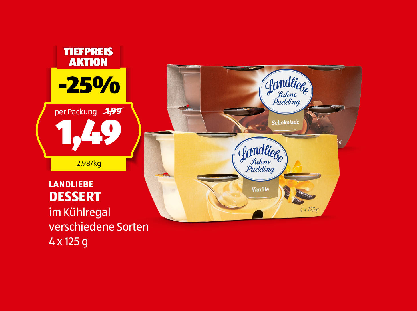 Landliebe Dessert, € 1,49