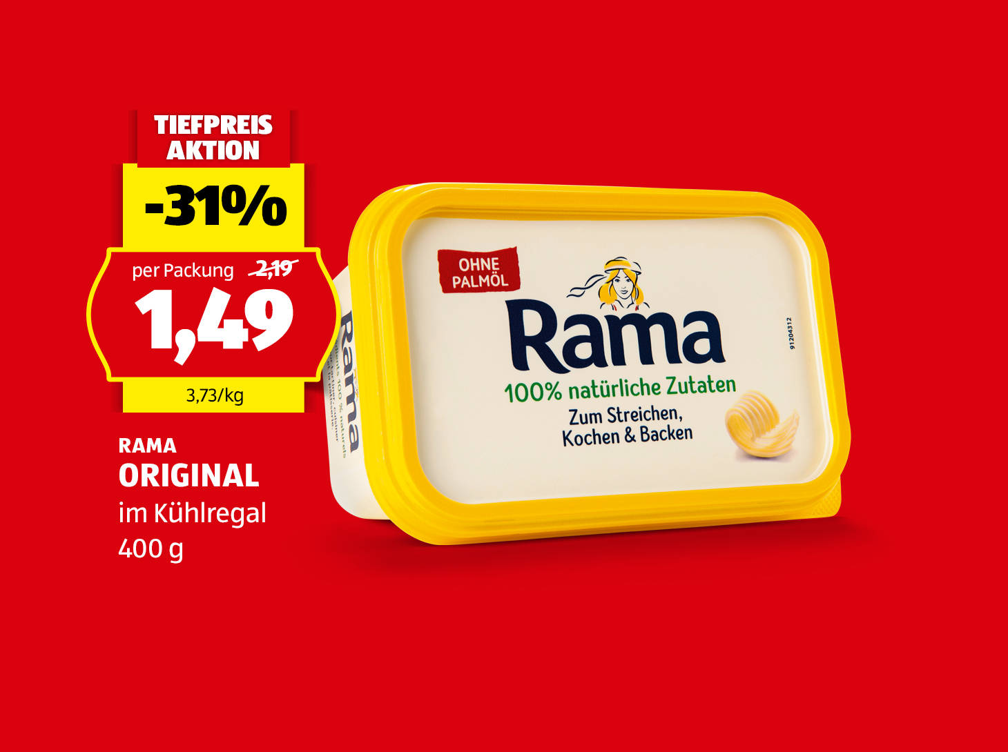 Rama Original, 400 g, € 1,49