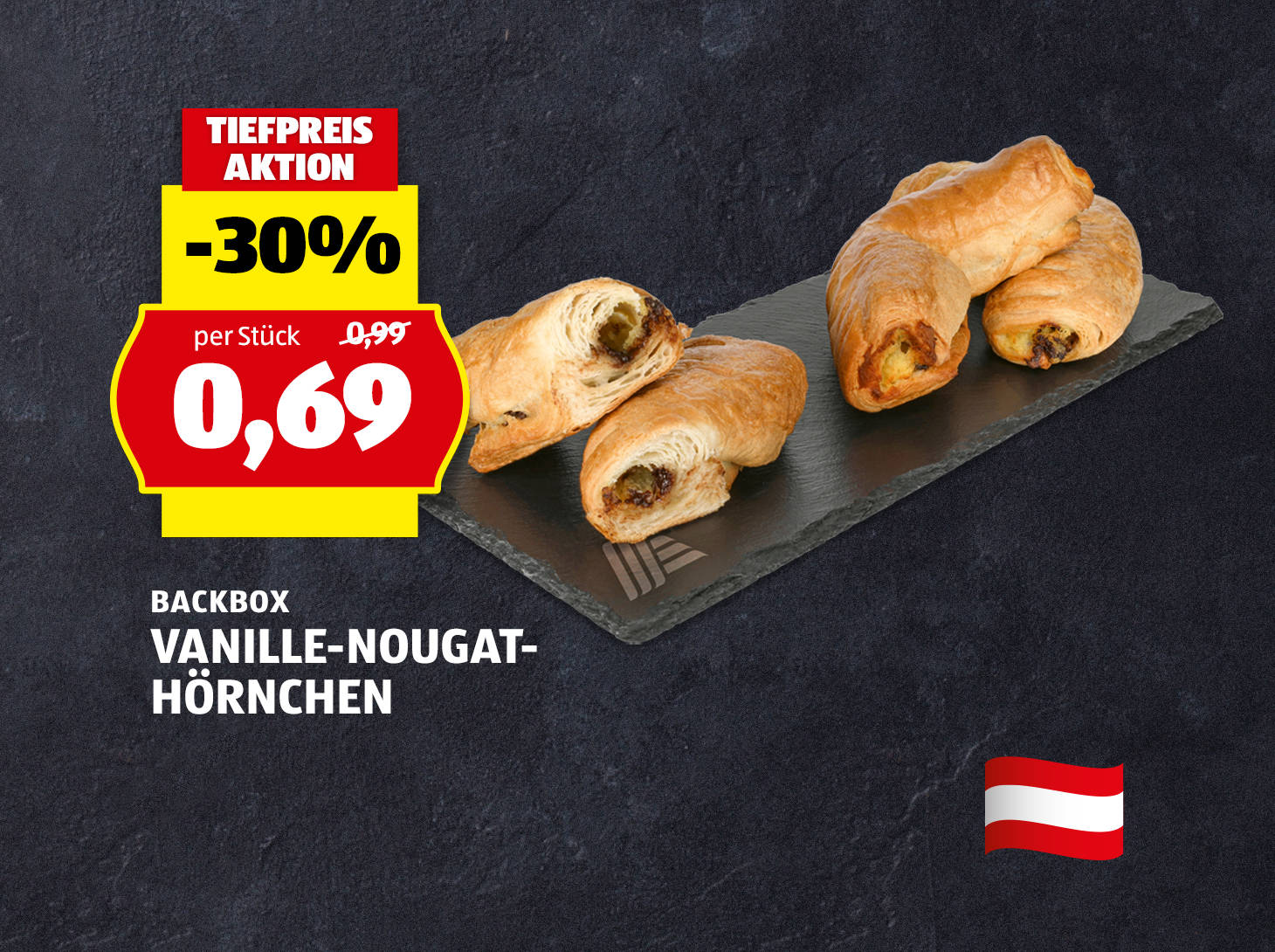 Vaille-Nougat-Hörnchen