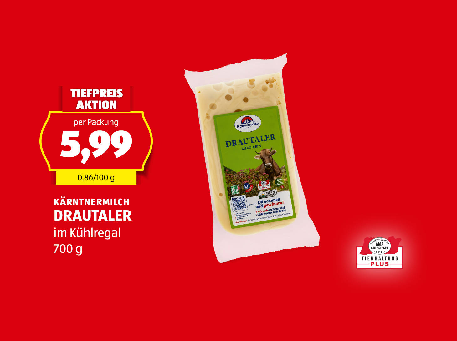 Kärntnermilch Drautaler, € 5,99