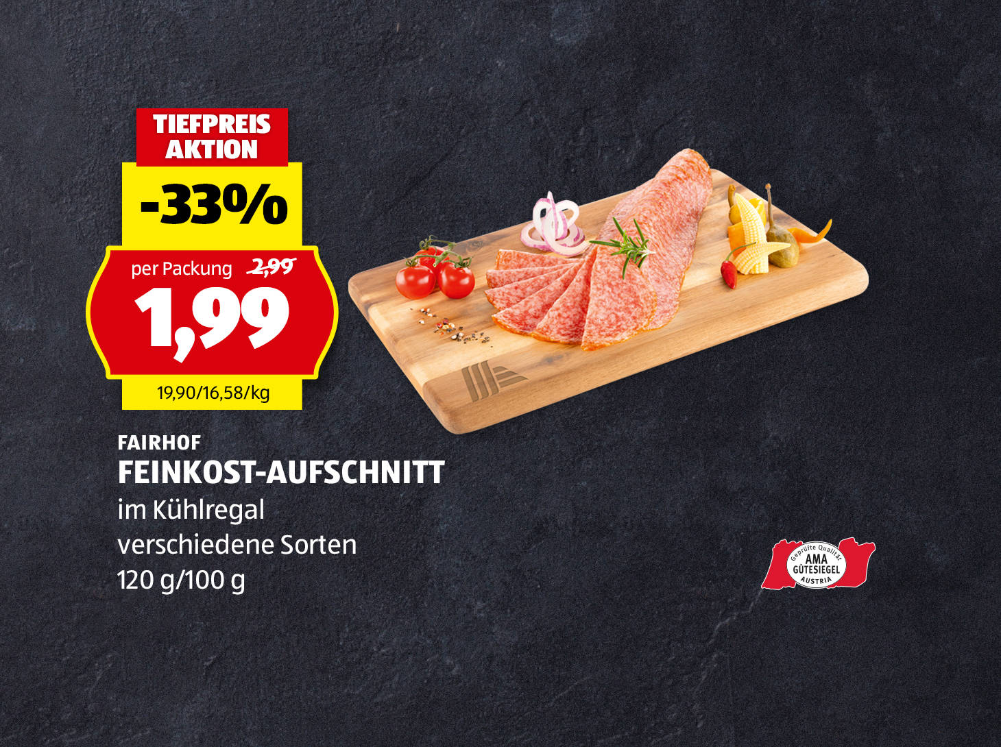 Fairhof Feinkost-Aufschnitt, € 1,99